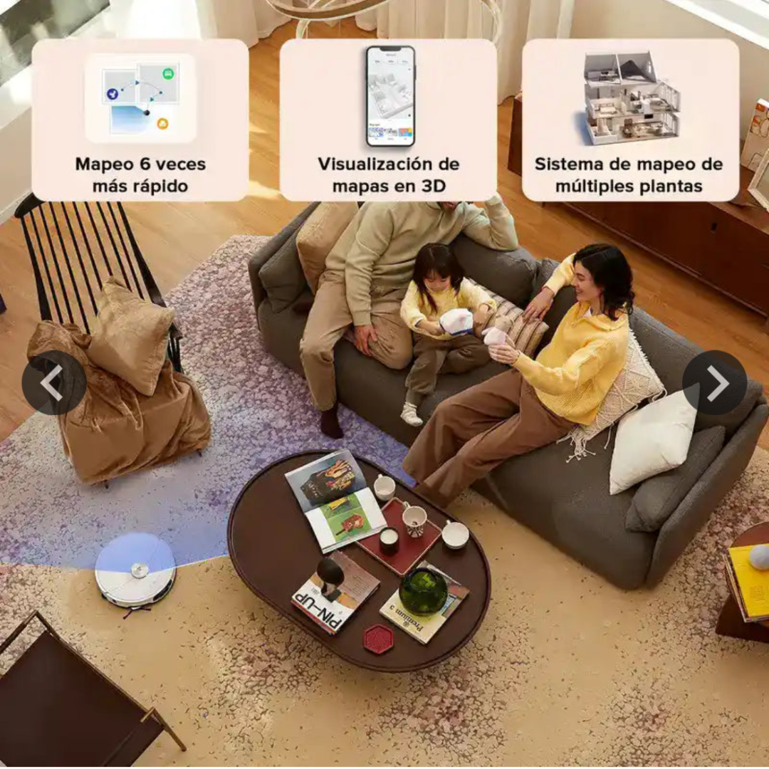 Aspiradora Robot Inteligente 3 en 1 Premium