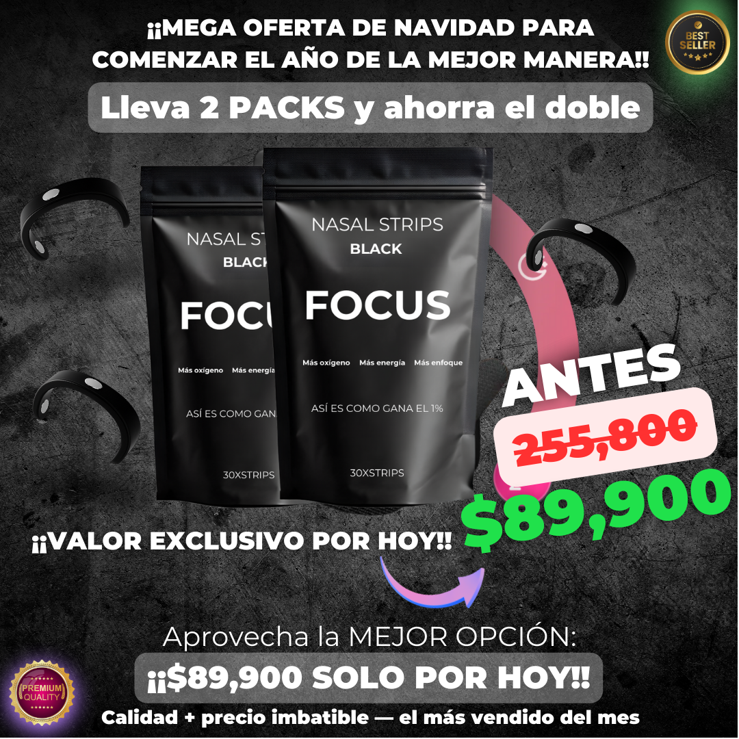 Tiras Nasales Magnéticas Premium (30 Piezas)